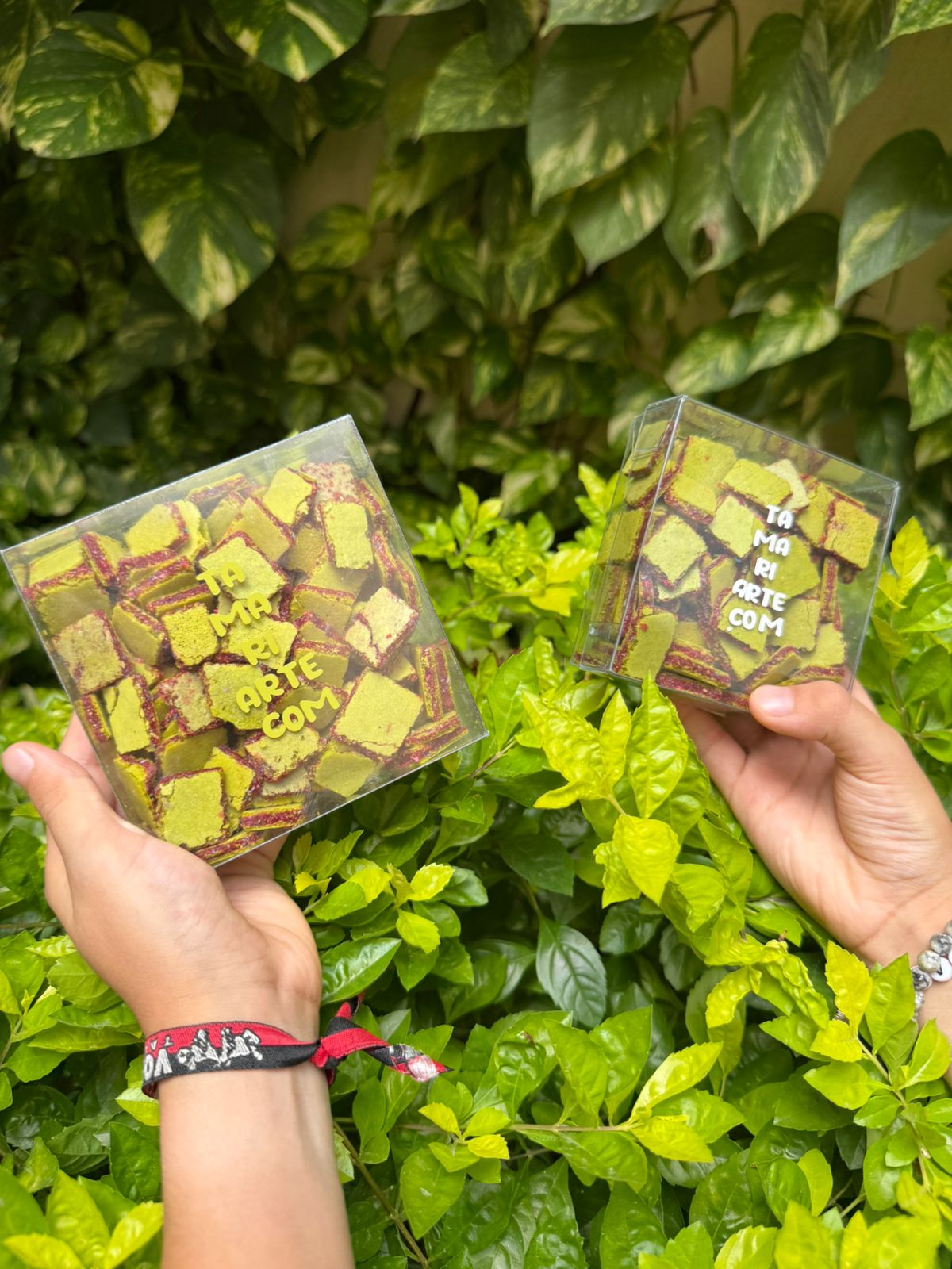 Cuadritos de obleas rellenas de tamarindo - Imagen 2